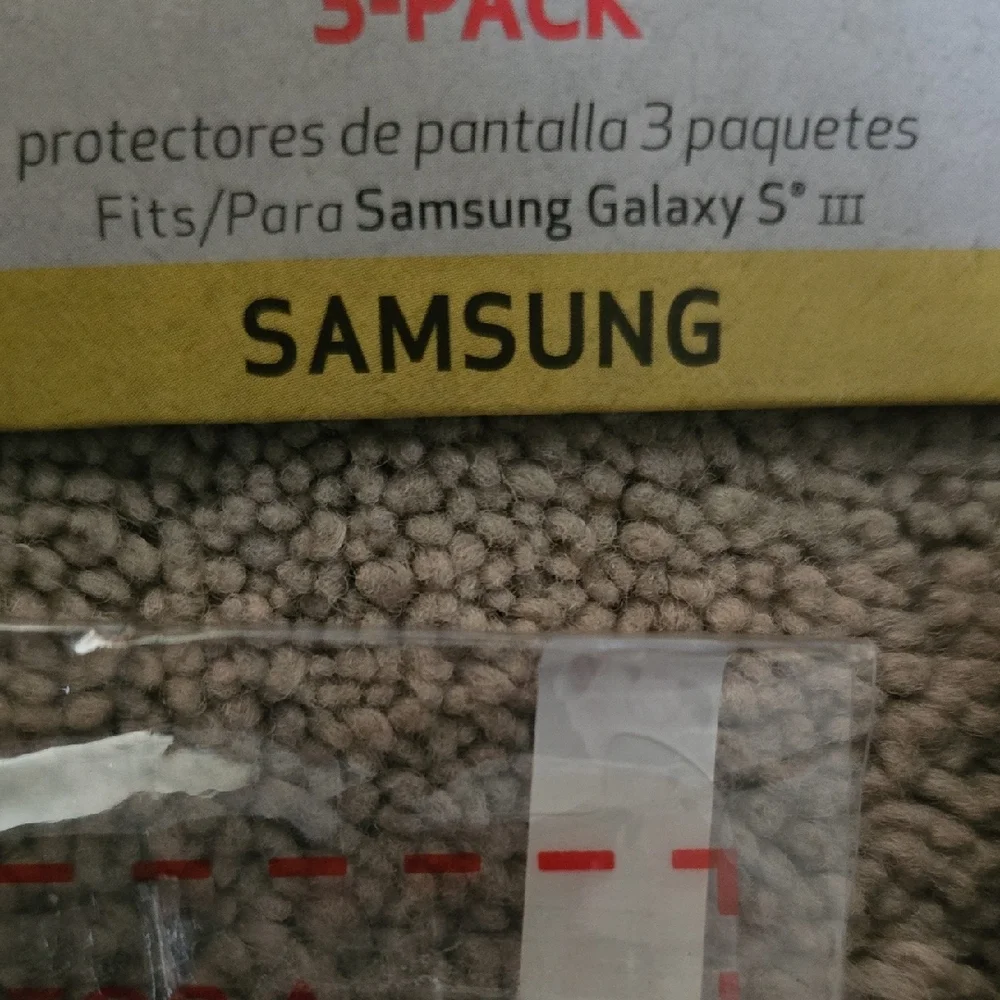 Set: Samsung Screen Protectors - Transparent (Single Protector Per 3-Pack)